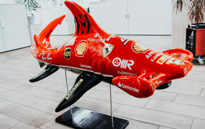 Объемная фигура «Акула «Ferrari»