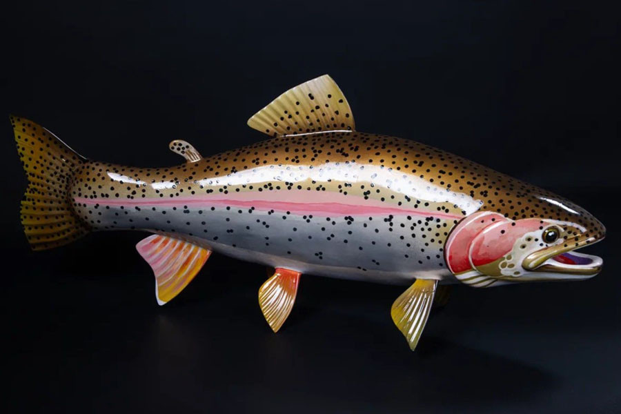 Объемная фигура форель